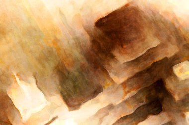 Soyut suluboya sanat eserleri. Fırça boyalı dijital resim. Renkli yaratıcı suluboya çizimi.