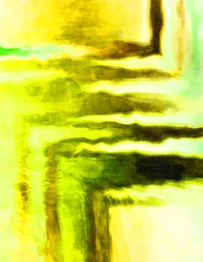 Soyut suluboya sanat eserleri. Fırça boyalı dijital resim. Renkli yaratıcı suluboya çizimi.