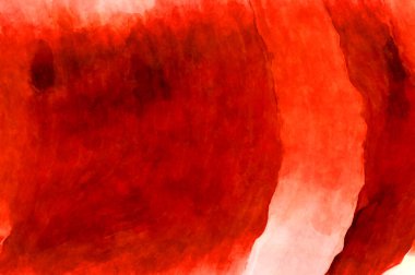 Soyut suluboya sanat eserleri. Fırça boyalı dijital resim. Renkli yaratıcı suluboya çizimi.