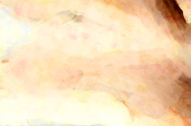 Soyut suluboya sanat eserleri. Fırça boyalı dijital resim. Renkli yaratıcı suluboya çizimi.