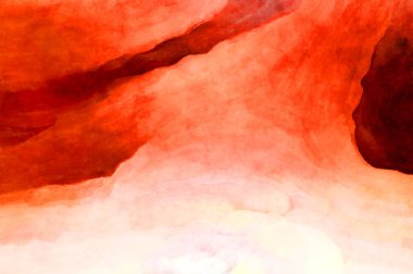 Soyut suluboya sanat eserleri. Fırça boyalı dijital resim. Renkli yaratıcı suluboya çizimi.