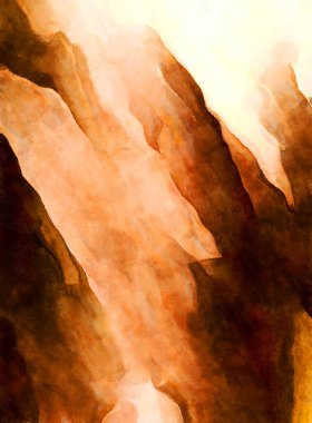 Soyut suluboya sanat eserleri. Fırça boyalı dijital resim. Renkli yaratıcı suluboya çizimi.