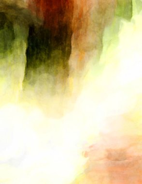 Soyut suluboya sanat eserleri. Fırça boyalı dijital resim. Renkli yaratıcı suluboya çizimi.