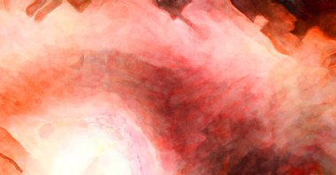 Soyut suluboya sanat eserleri. Fırça boyalı dijital resim. Renkli yaratıcı suluboya çizimi.