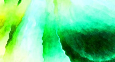 Soyut suluboya sanat eserleri. Fırça boyalı dijital resim. Renkli yaratıcı suluboya çizimi.