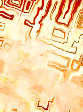 Soyut suluboya sanat eserleri. Fırça boyalı dijital resim. Renkli yaratıcı suluboya çizimi.