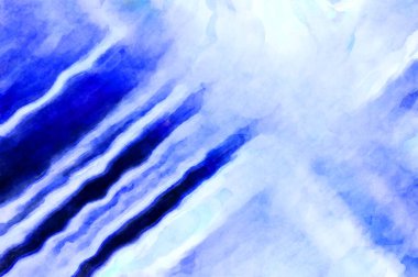 Soyut suluboya sanat eserleri. Fırça boyalı dijital resim. Renkli yaratıcı suluboya çizimi.