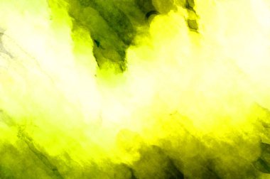 Soyut suluboya sanat eserleri. Fırça boyalı dijital resim. Renkli yaratıcı suluboya çizimi.