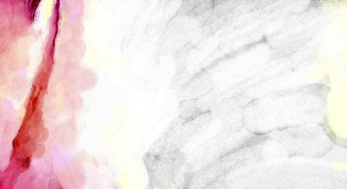 Soyut suluboya sanat eserleri. Fırça boyalı dijital resim. Renkli yaratıcı suluboya çizimi.