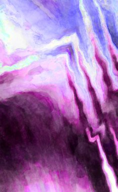 Soyut suluboya sanat eserleri. Fırça boyalı dijital resim. Renkli yaratıcı suluboya çizimi.