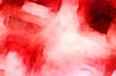 Soyut suluboya sanat eserleri. Fırça boyalı dijital resim. Renkli yaratıcı suluboya çizimi.