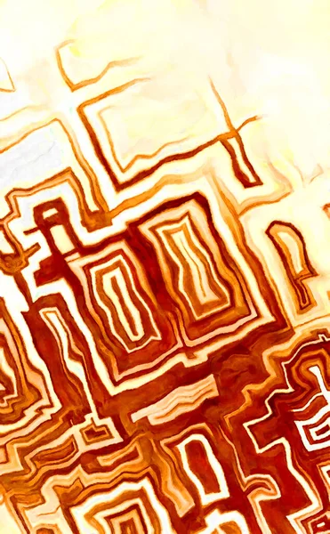 Soyut suluboya sanat eserleri. Fırça boyalı dijital resim. Renkli yaratıcı suluboya çizimi.