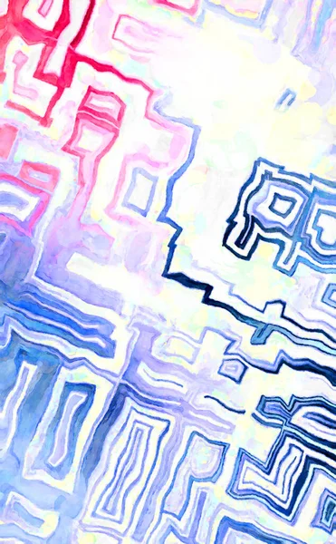 Soyut suluboya sanat eserleri. Fırça boyalı dijital resim. Renkli yaratıcı suluboya çizimi.