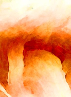 Soyut suluboya sanat eserleri. Fırça boyalı dijital resim. Renkli yaratıcı suluboya çizimi.