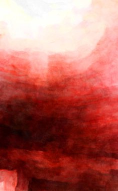 Soyut suluboya sanat eserleri. Fırça boyalı dijital resim. Renkli yaratıcı suluboya çizimi.