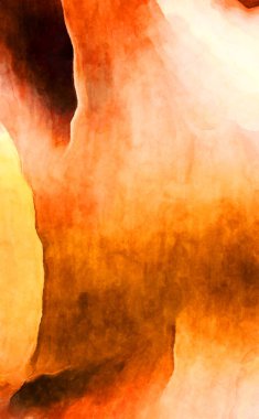 Soyut suluboya sanat eserleri. Fırça boyalı dijital resim. Renkli yaratıcı suluboya çizimi.