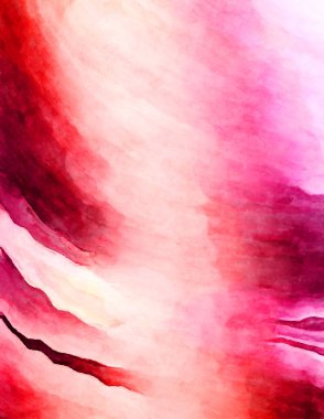 Soyut suluboya sanat eserleri. Fırça boyalı dijital resim. Renkli yaratıcı suluboya çizimi.