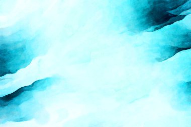 Soyut suluboya sanat eserleri. Fırça boyalı dijital resim. Renkli yaratıcı suluboya çizimi.