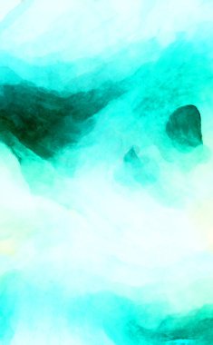 Soyut suluboya sanat eserleri. Fırça boyalı dijital resim. Renkli yaratıcı suluboya çizimi.