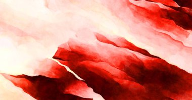 Soyut suluboya sanat eserleri. Fırça boyalı dijital resim. Renkli yaratıcı suluboya çizimi.