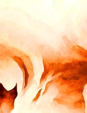 Soyut suluboya sanat eserleri. Fırça boyalı dijital resim. Renkli yaratıcı suluboya çizimi.