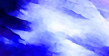 Soyut suluboya sanat eserleri. Fırça boyalı dijital resim. Renkli yaratıcı suluboya çizimi.