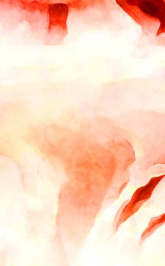 Soyut suluboya sanat eserleri. Fırça boyalı dijital resim. Renkli yaratıcı suluboya çizimi.