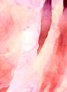 Soyut suluboya sanat eserleri. Fırça boyalı dijital resim. Renkli yaratıcı suluboya çizimi.