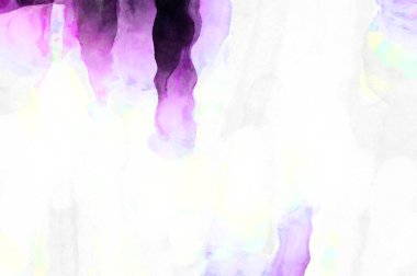 Soyut suluboya sanat eserleri. Fırça boyalı dijital resim. Renkli yaratıcı suluboya çizimi.