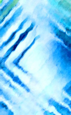 Soyut suluboya sanat eserleri. Fırça boyalı dijital resim. Renkli yaratıcı suluboya çizimi.