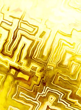 Soyut suluboya sanat eserleri. Fırça boyalı dijital resim. Renkli yaratıcı suluboya çizimi.