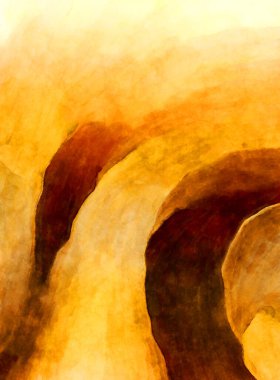 Soyut suluboya sanat eserleri. Fırça boyalı dijital resim. Renkli yaratıcı suluboya çizimi.