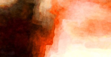 Soyut suluboya sanat eserleri. Fırça boyalı dijital resim. Renkli yaratıcı suluboya çizimi.