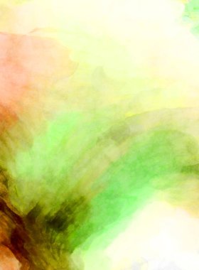 Soyut suluboya sanat eserleri. Fırça boyalı dijital resim. Renkli yaratıcı suluboya çizimi.