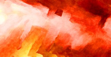 Soyut suluboya sanat eserleri. Fırça boyalı dijital resim. Renkli yaratıcı suluboya çizimi.