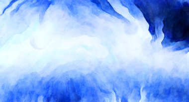 Soyut suluboya sanat eserleri. Fırça boyalı dijital resim. Renkli yaratıcı suluboya çizimi.