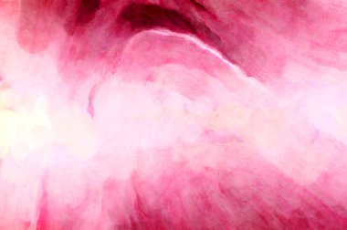 Soyut suluboya sanat eserleri. Fırça boyalı dijital resim. Renkli yaratıcı suluboya çizimi.