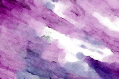 Soyut suluboya sanat eserleri. Fırça boyalı dijital resim. Renkli yaratıcı suluboya çizimi.