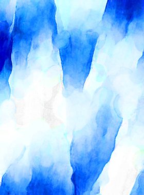 Soyut suluboya sanat eserleri. Fırça boyalı dijital resim. Renkli yaratıcı suluboya çizimi.