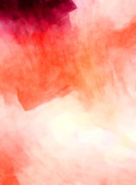 Soyut suluboya sanat eserleri. Fırça boyalı dijital resim. Renkli yaratıcı suluboya çizimi.