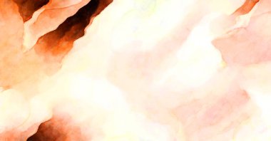 Soyut suluboya sanat eserleri. Fırça boyalı dijital resim. Renkli yaratıcı suluboya çizimi.