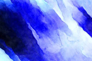 Soyut suluboya sanat eserleri. Fırça boyalı dijital resim. Renkli yaratıcı suluboya çizimi.