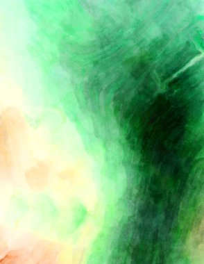 Soyut suluboya sanat eserleri. Fırça boyalı dijital resim. Renkli yaratıcı suluboya çizimi.