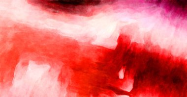 Soyut suluboya sanat eserleri. Fırça boyalı dijital resim. Renkli yaratıcı suluboya çizimi.