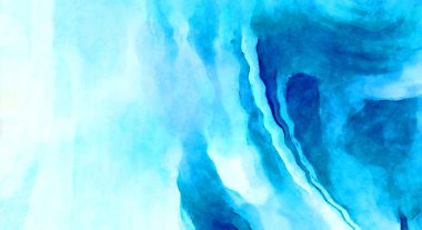 Soyut suluboya sanat eserleri. Fırça boyalı dijital resim. Renkli yaratıcı suluboya çizimi.