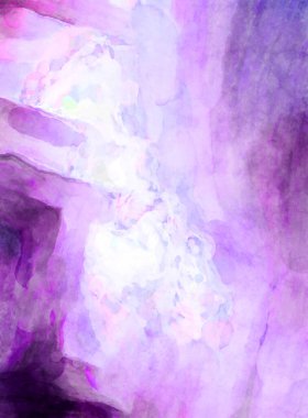 Soyut suluboya sanat eserleri. Fırça boyalı dijital resim. Renkli yaratıcı suluboya çizimi.