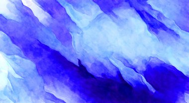 Soyut suluboya sanat eserleri. Fırça boyalı dijital resim. Renkli yaratıcı suluboya çizimi.