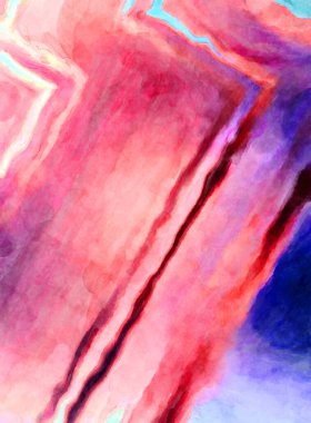 Soyut suluboya sanat eserleri. Fırça boyalı dijital resim. Renkli yaratıcı suluboya çizimi.