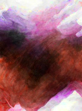 Soyut suluboya sanat eserleri. Fırça boyalı dijital resim. Renkli yaratıcı suluboya çizimi.