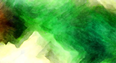 Soyut suluboya sanat eserleri. Fırça boyalı dijital resim. Renkli yaratıcı suluboya çizimi.